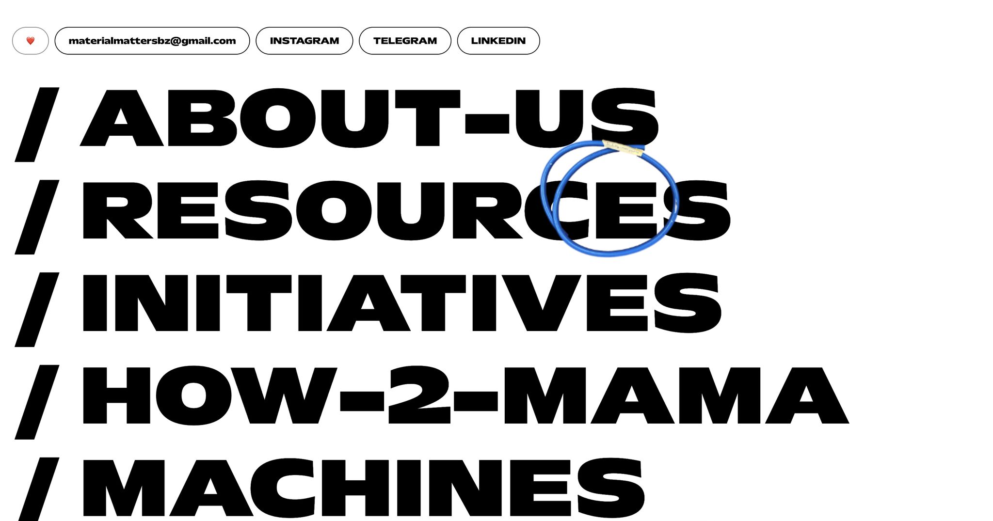 Material Matters website